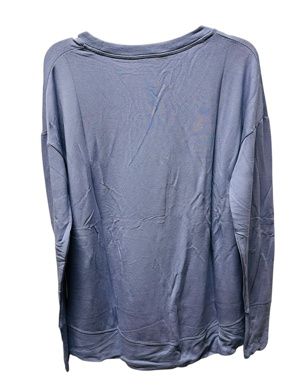 Athleta periwinkle blue long-sleeve crewneck pullover sweatshirt - Picture 3 of 8